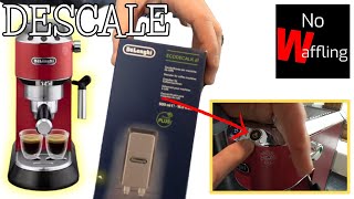 How to DESCALE Delonghi Dedica  In depth Video for beginners [upl. by Alliuqaj]