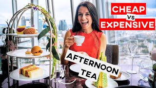 Amazing afternoon teas in London 🫖 Cheap vs expensive [upl. by Ajiam]