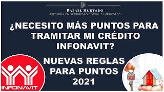 CAMBIOS INFONAVIT 2021  ¿NECESITO MÁS PUNTOS INFONAVIT  NUEVAS REGLAS INFONAVIT [upl. by Ardnosac570]