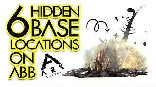 6 HIDDEN BASE LOCATIONS on Aberration ARK Survival Evolved [upl. by Nyrac]