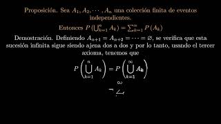 Manim La probabilidad de uniones de eventos independientes es la suma de las probabilidades [upl. by Arrait]