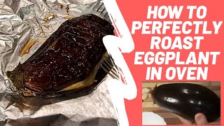 How to Roast Aubergine Eggplant Perfectly in Oven  The Speed Cook [upl. by Edmonda]