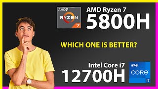 AMD Ryzen 7 5800H vs INTEL Core i7 12700H Technical Comparison [upl. by Claudius]