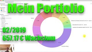 Mein Portfolio 022019 1939 65717€ im Plus mit Portfolio Performance  Aktien ETF Krypto P2P [upl. by Oirottiv]