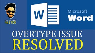 OverType Issue Resolved  2020  Microsoft Word  Gmail [upl. by Queen]