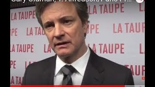 Colin Firth on the Fragility of Loyalty Loneliness IdealismParis Premiere [upl. by Elttil]