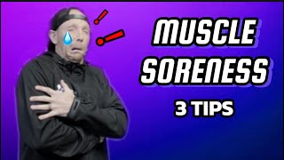 ⚡️3 Tips For Muscle Soreness⚡️ [upl. by Duncan]