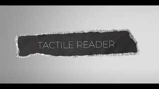 TacTile Reader per a BlueBot [upl. by Aelgna]