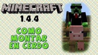 Tutorial Como Montar en Cerdo en Minecraft 119 Válido para todas las Versiones [upl. by Bronwyn167]