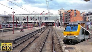 4K 🇧🇪 Arlon  Namur  BruxellesMidi en HLE13 IC Luxembourg  Bruxelles Cabride [upl. by Anileuqcaj]