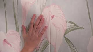 How to hang Paste The Wall Wallpaper  Laura Ashley [upl. by Derej720]