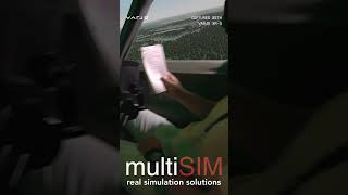 Mixed reality multiuser flight simulation  Varjo x multiSIM [upl. by Anaihk983]