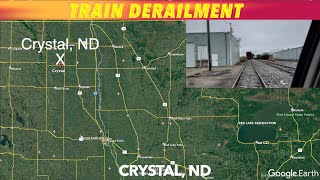 Train Derailment In Crystal North Dakota [upl. by Anitsirc473]