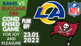 🏈Los Angeles Rams vs Tampa Bay Buccaneers NFC Divisional Playoff NFL 20212022 Condensed Game [upl. by Elvin479]