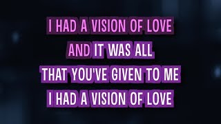 Vision Of Love Karaoke  Mariah Carey [upl. by Adnwahsat]