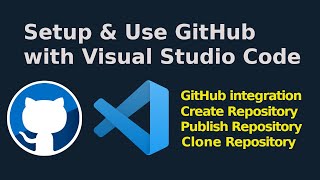 How to setup and use GitHub with Visual Studio Code 2024 [upl. by Templia831]