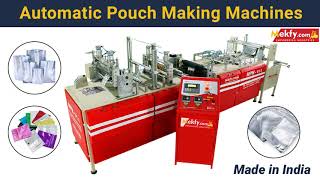 Pouch Making Machine  Food Pouch  Silver Pouch  Metallic Pouch Machine [upl. by Saturday]