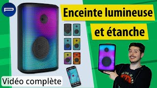 Mettez de la couleur à vos karaokés avec cette enceinte lumineuse PEARLTVFR [upl. by Perkoff52]