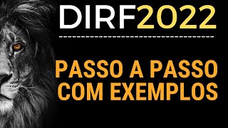 DIRF 2022 PASSO A PASSO  PREENCHIMENTO E IMPRESSÃO DO INFORME DE RENDIMENTOS  Contábil Play [upl. by Kung]