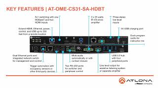 Introducing the ATOMECS31SA ATOMECS31SAHDBT and ATOMECS31SAC [upl. by Llemij]