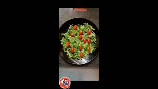 Lets make Rucola salat with cherry 🍒 tomatoesGio and Beth ChannelLa cucina 👨‍🍳 [upl. by Etnaid645]