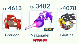 New debut lvl 50 NAGANADEL is Deadly Pokemon GO [upl. by Eblehs]