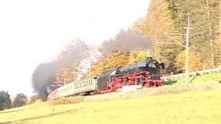 Dampfzüge auf der Albtalbahn [upl. by Ahsenra]