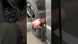 10 second Heavy Metal Toyota BZ4X mud guard removal 1fastguard automobile toyota ev electriccar [upl. by Bethany141]