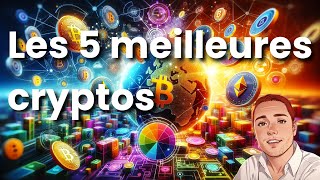 Les 5 meilleures cryptos avec un risque reward faible pour le BullRun [upl. by Noimad]