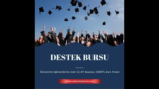 İsimsiz Bağışçı Destek Bursu [upl. by Enilreug]