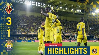 HIGHLIGHTS  VILLARREAL 31 LAS PALMAS  LALIGA EA SPORTS [upl. by Noremak]