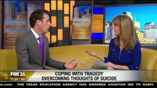 Jonathan Stevens MD discusses suicide prevention on Fox 26 [upl. by Nisotawulo]