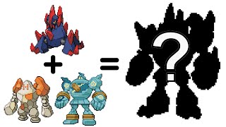 Pokemon Fusion Sprite Request 121 Regirock x Gigalith x Golurk [upl. by Acihsay]