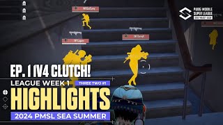 1v2 YO2 ADIKBOY KEKAL TENANG 🙌 Week 1  Weekly Highlights PMSL SEA SUMMER 2024 [upl. by Snej]