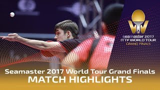 2017 World Tour Grand Finals Highlights Tomokazu Harimoto vs Kirill Gerassimenko R16 [upl. by Dahs]