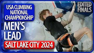 USA National Championships  Lead Finals  Mens  2024 [upl. by Qerat]