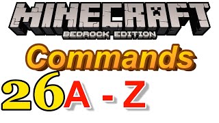 music  Minecraft Bedrock Commands AZ [upl. by Job]