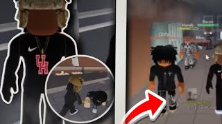 I CREATED A GANG AND CRASHED OUT IN THIS HOOD SCHOOL ROBLOX ROLEPLAY GAME fight in a school [upl. by Ordnas3]