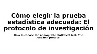 El protocolo de investigación [upl. by Ezaria]