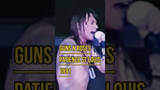 Guns n Roses patience live St Louis 1991 gunsnroses slash axlrose live [upl. by Furlong352]