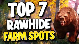 Best Rawhide Farm Locations In New World [upl. by Eilrac]