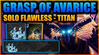 Solo Flawless Grasp of Avarice on Prismatic Titan Echoes [upl. by Nonnah862]