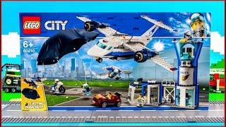 LEGO CITY 60210 Air Base Speed Build for Collectors  Collection Sky Police 67 [upl. by Nedyah]