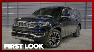 FIRST LOOK 2022 Jeep Wagoneer and Grand Wagoneer [upl. by Jakie213]