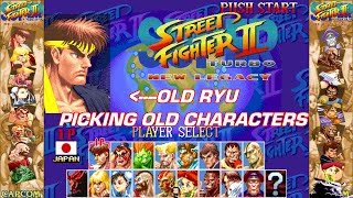 Super Street Fighter 2 Turbo New Legacy Hack  Selecting Stage and picking old characters [upl. by Iddet772]