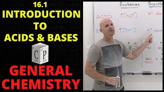 161 Introduction to Acids and Bases  General Chemistry [upl. by Burbank]