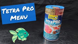 Tetra Pro Menu Fish Food Review [upl. by Cinimod653]