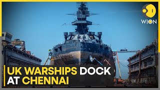 India play big role in Wests IndoPacific equation two UK Navy ships dock at Chennai  WION [upl. by Ymia]