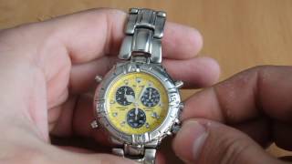 Accurist 3s10 yellow dial [upl. by Bernat]