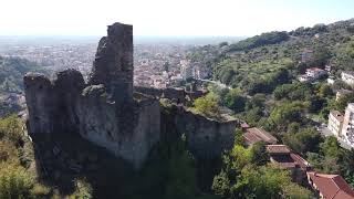 Castello NormannoSvevo Nicastro Lamezia TermeCZ  CalabriaItaly by drone [upl. by Llerdnad]